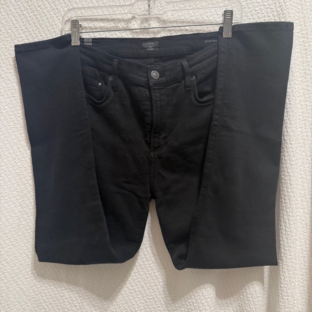 Citizens of Humanity Rocket crop high rise skinny jeans Black Size 29 - Picture 7 of 9